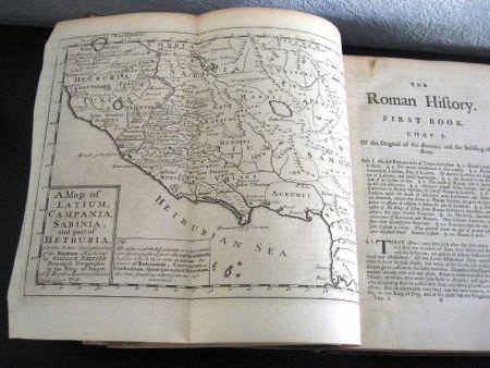 The Roman History 1770-71 N. Hooke Set v 4 met veel kaarten - 4