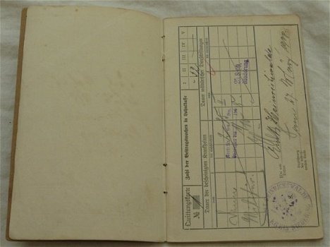 Bescheinigungs Buch Invaliditeits / Ouderdomsverzekering, 1908 - 1941. - 2