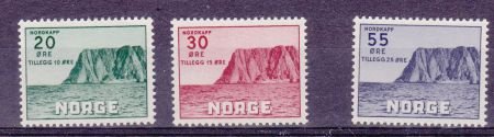 Noorwegen 1953 Norkapp Yvert 345/47 postfris - 1