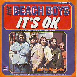 VINYLSINGLE * THE BEACH BOYS * IT'S O.K.* GERMANY 7