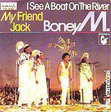 VINYLSINGLE * BONEY M.* I SEE A BOAT ON THE RIVER * ITALY 7"