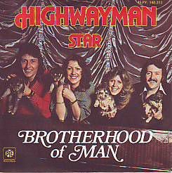 VINYLSINGLE * BROTHERHOOD OF MAN * HIGHWAYMAN * FRANCE 7