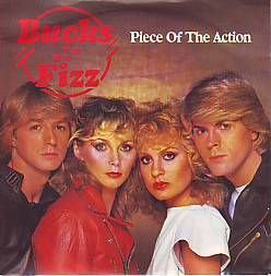 VINYLSINGLE* BUCKS FIZZ * PIECE OF THE ACTION *GREAT BRITAIN - 1