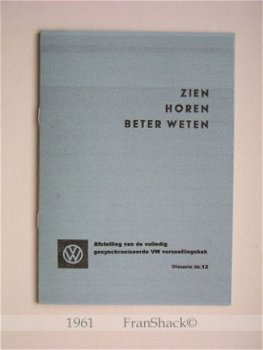 [1961] Afstelling gesynchroniseerde-versnellingsbak, VW - 1