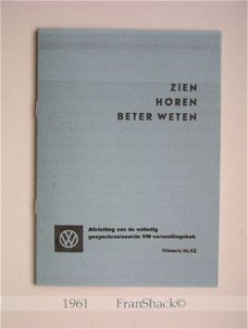 [1961] Afstelling gesynchroniseerde-versnellingsbak, VW