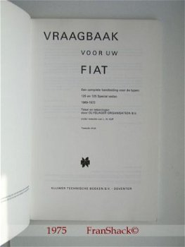 [1975] Vraagbaak FIAT 125 1969-' 72, Olyslager, Kluwer - 2