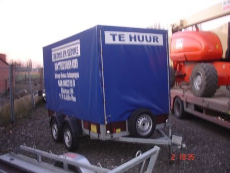 dichte aanhangwagen ideaal voor verhuis of dergelijk - 1