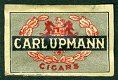 Luciferetiket Carl Upmann Cigars - 1 - Thumbnail
