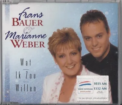 CD Single Frans Bauer Marianne Weber Wat ik zou willen - 0