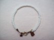 wit jade armbandje brons hart ster bedel bracelet edelstenen - 1 - Thumbnail