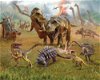Dinosaurus behang fotobehang, posterbehang, kinderkamer - 1 - Thumbnail