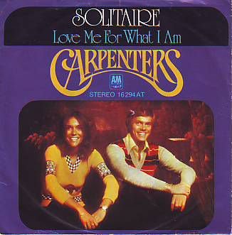 VINYL SINGLE *THE CARPENTERS * SOLITAIRE * GERMANY 7