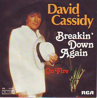 VINYLSINGLE * DAVID CASSIDY * BREAKIN' DOWN AGAIN * GERMANY - 1