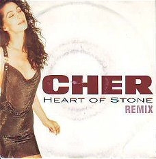 VINYLSINGLE * CHER * HEART OF STONE * REMIX  * GERMANY 7"