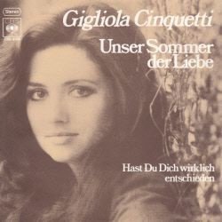 VINYLSINGLE *CIGLIOLA CINQUETTI * UNSER SOMMER DER LIEBE * - 1