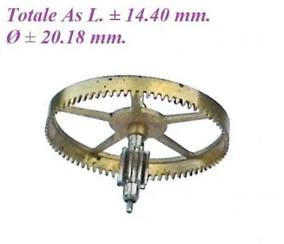 === Onderdeel Franse pendule = oud === 22167 - 1