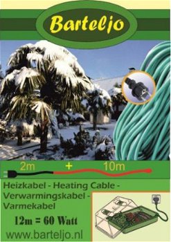 Flexibele verwarmingskabel/ multifunctioneel 12M/10M - 1
