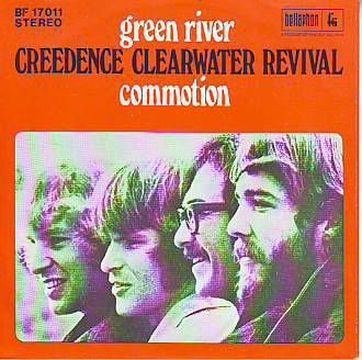 VINYLSINGLE *CREEDENCE CLEARWATER REVIVAL * GREEN RIVER * - 1