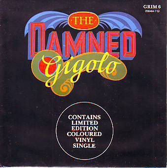 VINYLSINGLE * THE DAMNED GIGOLO * POSTER HOES * GROEN * - 1