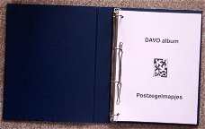 DAVO-verzamelmap voor PTT-postzegelmapjes incl. cassette