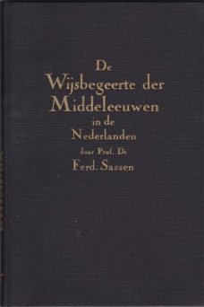 Prof. F. Sassen: De wijsbegeerte der middeleeuwen in de Nede