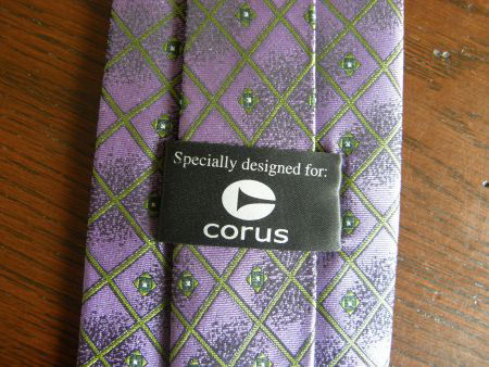 Nieuwe stropdas - specially disigned for CORUS. - Afbeelding 2