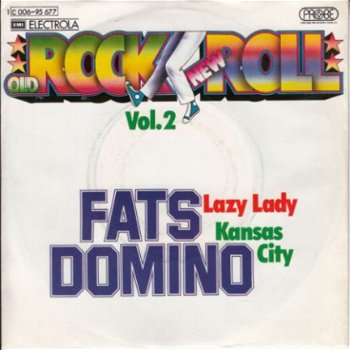 * VINYL SINGLE * FATS DOMINO * LAZY LADY * GERMANY 7