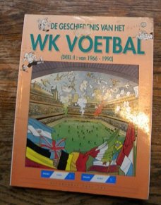 Stripboek over voetbal.