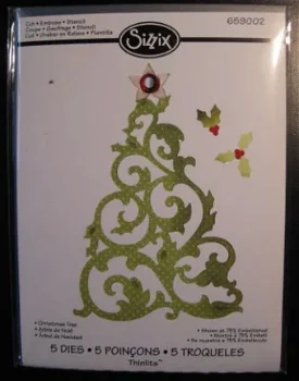 Sizzix Thinlits Christmas Tree **nieuw** - 1