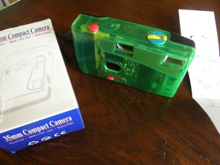 35 mm Compact Camera - groen. - Afbeelding 2
