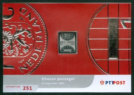 Postzegelmapje 251 Zilveren postzegel - 1
