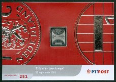Postzegelmapje 251 Zilveren postzegel