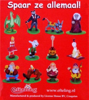 Efteling: Complete set 12 Sprookjesbos-figuren in verpakking - 1
