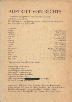 auftritt von rechts gerhard eikenbusch - Afbeelding 2