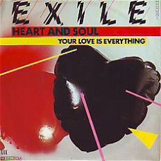 VINYLSINGLE * EXILE  * HEART AND SOUL * GERMANY 7"