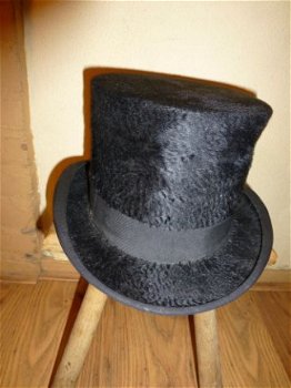 Zwarte hoge hoed (Engels makelij) - 1
