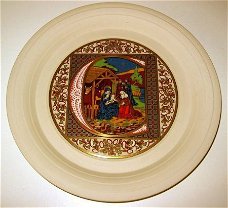 Christmas plate C 1979