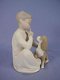 Lladro boy with dog matte finish. - 1 - Thumbnail