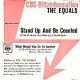 VINYLSINGLE * THE EQUALS * STAND UP AND BE COUNTED * GERMANY - 1 - Thumbnail