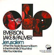 VINYLSINGLE * EMERSON, LAKE & PALMER * JERUSALEM *GERMANY 7