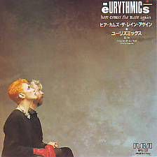 VINYLSINGLE * EURYTHMICS * HERE COMES THE RAIN AGAIN * JAPAN - 1