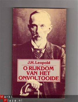 O Rijkdom van het onvoltooide -J.H. Leopold - 1