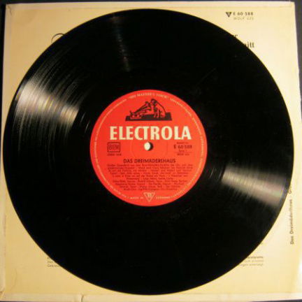 LP operette "das Dreimäderlhaus",1958,elektrola 60588,zgst, - Afbeelding 4