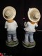 2 beeldjes kindermuzikanten, Italie,jr´60,14.5 cm - 1 - Thumbnail