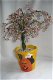 Handgemaakt kralenboompje in vrolijke pot hoogte 28 cm - 1 - Thumbnail