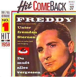 VINYLSINGLE * FREDDY * UNTER FREMDEN STERNEN * GERMANY 7