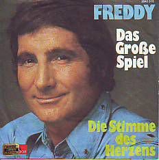 VINYLSINGLE * FREDDY ( QUINN )* DAS GROSSE SPIEL *GERMANY 7