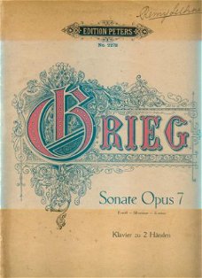 Grieg, Sonate Opus 7