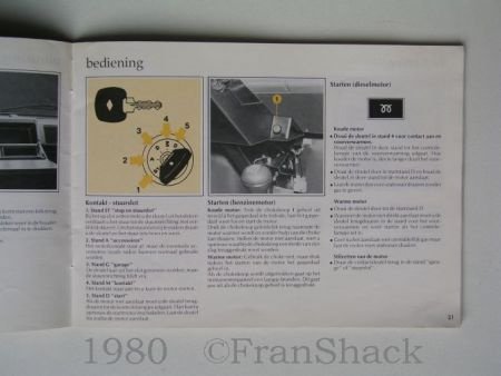 [1980] Renault Traffic Instructieboekje, Renault - 3
