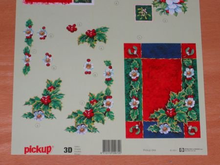 3D knipvel (A4) --- PICKUP nr. 044 --- KERST / KERSTMIS - 1